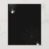 予算ハローウィンパーティの招待 チラシ (裏面)