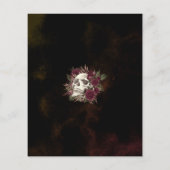 予算ハローウィンパーティスカルバラ招待状 (裏面)