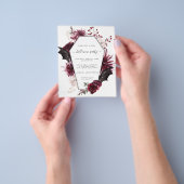 予算ハローウィンパーティ招待状 チラシ (手)