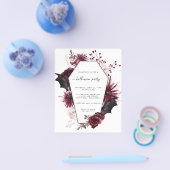 予算ハローウィンパーティ招待状 チラシ (シングル)