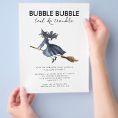 予算ハローウィンパーティ招待状 チラシ (手)