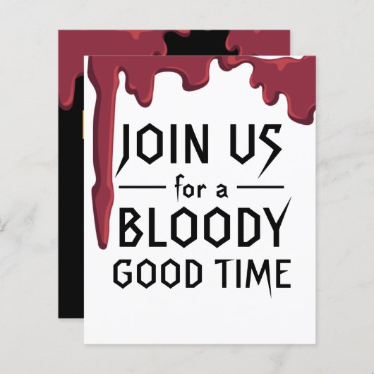 予算ハローウィンパーティ血の稼働時間 (正面/裏面)