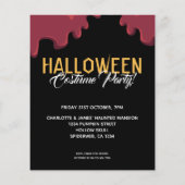 予算ハローウィンパーティ血の稼働時間 (裏面)