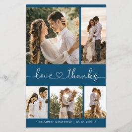 予算ハートスクリプト結婚の照合順序のサンキューカード