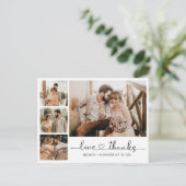 予算ハートス結婚クリプトの感謝ポストカード ポストカード (スタンド正面)