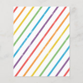 予算バウンス子供の誕生日パーティの招待状 (裏面)