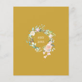 予算バラガーランド50周年記念招待状 (裏面)