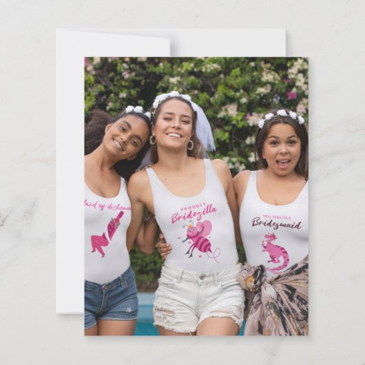 予算バラグリッター写真ブライダルシャワーありがとう (裏面)