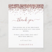 予算バラグリッター写真Henパーティーありがとう (正面)