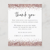 予算バラグリッター結婚写真の白感謝してい色 (正面)