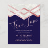 予算バラゴールドフォイルの外観の幾何結婚の (正面)