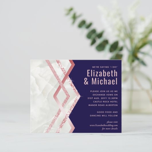 予算バラゴールドフォイルの外観の幾何結婚の (スタンド正面)