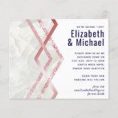 予算バラゴールドフォイルの外観の幾何結婚の (正面)