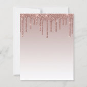 予算バラ金ゴールドグラム70thバースデーパーティー招待状 (裏面)