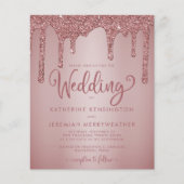 予算バラ金ゴールドグリッタースパークル結婚ズ (正面)