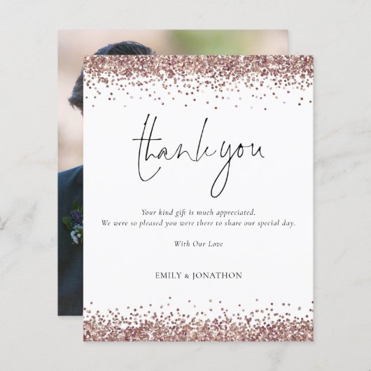 予算バラ金ゴールドグリッタース結婚クリプト (正面/裏面)