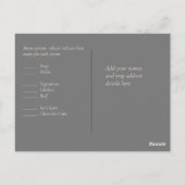 予算バラ金ゴールドグリッターフォイルルック結婚ズ ポストカード (裏面)