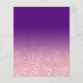 予算バラ金ゴールドグリッターブライダルシャワー紫 (裏面)