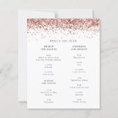 予算バラ金ゴールドグリッターヘンドビタリー招待状 (裏面)