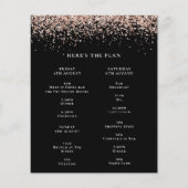 予算バラ金ゴールドグリッターヘンパーティー旅程 (裏面)