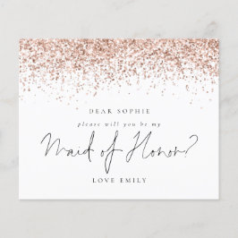 予算バラ金ゴールドグリッターメイド・オブ・オーナー（花嫁付き添い人）要求