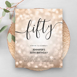 予算バラ金ゴールドグリッターライト50誕生日