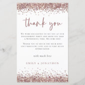 予算バラ金ゴールドグリッター写真婚約 感謝してい (正面)