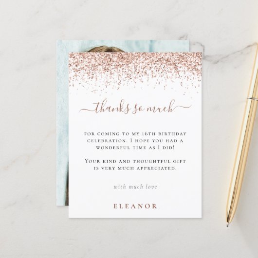 予算バラ金ゴールドグリッター写真甘感謝してい16  (正面/裏面インサイチュ)