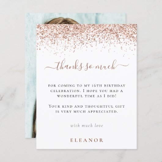 予算バラ金ゴールドグリッター写真甘感謝してい16  (正面/裏面)