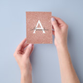 予算バラ金ゴールドグリッター13th13誕生日 チラシ (手)