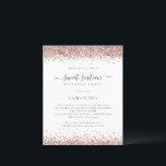 予算バラ金ゴールドグリッターSweet sixteen招待状<br><div class="desc">より小さいサイズ4.5 x 5.6インチ半光沢110ポンドの重量に代わるコストのBUDGETの値は、ポストカードと同様の厚さ（ただし、ポストカードとして使用するには適さない）。1シートにつき1つの招待状が存在することに注意してください予算バラ金ゴールドグリッターSweet sixteen招待状。両側縁どのバラ金ゴールドグリッターのAとsweet sixteenは手書きスタイルスクリプト内にある。自分の詳細に文字を簡単にパーソナライズ。また、文字と背景色を希望のオプションカスタマイズで変更するもしこともできます。</div>