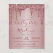 予算バラ金ゴールドスパークルグリッタードリップス誕生日 (正面)