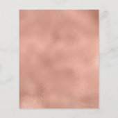 予算バラ金ゴールドバタフライフローラブライダルシャワー チラシ (裏面)