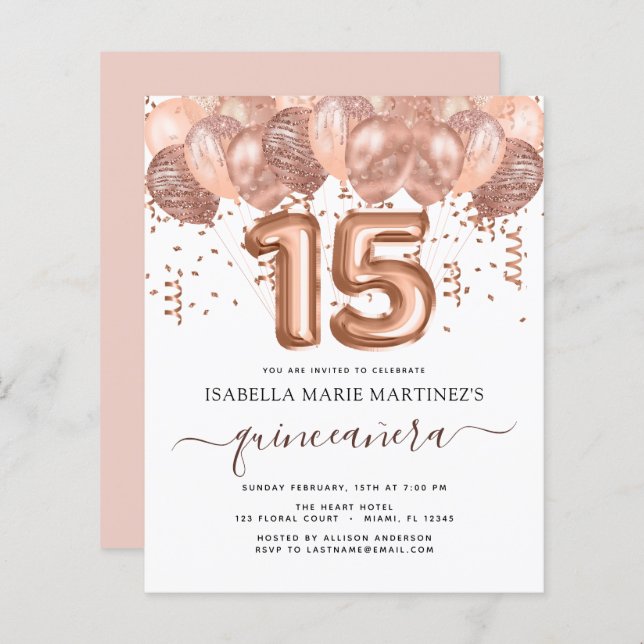 予算バラ金ゴールドバルーンキンセニェラお祝い (正面/裏面)