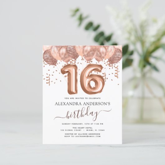 予算バラ金ゴールドバルーン甘い16誕生日 (スタンド正面)