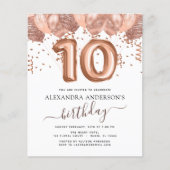 予算バラ金ゴールドバルーン10th誕生日パーティー (正面)