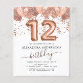 予算バラ金ゴールドバルーン12th誕生日パーティー (正面)