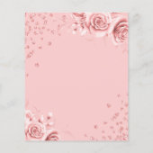 予算バラ金ゴールドフローラグリッター30th誕生日 チラシ (裏面)