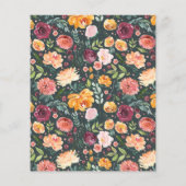 予算バラ金ゴールドフローラブランチ赤ちゃんシャワー (裏面)