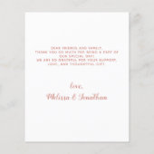 予算バラ金ゴールドペットフォトドッグ結婚の感謝 (裏面)