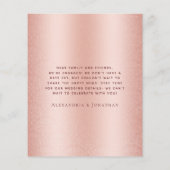 予算バラ金ゴールド婚約写真のお知らせ (裏面)