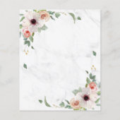 予算バラ金ゴールド幾何学的フローラボヘミ結婚アン (裏面)