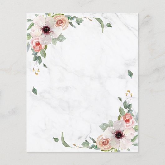 予算バラ金ゴールド幾何学的フローラボヘミ結婚アン (裏面)