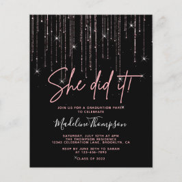 予算バラ金ゴールド彼女はそれを行った卒業招待状