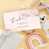 予算バラ金ゴールド赤面赤ちゃん感謝していシャワーあなた ノートカード