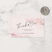 予算バラ金ゴールド赤面赤ちゃん感謝していシャワーあなた ノートカード (正面/裏面インサイチュ)