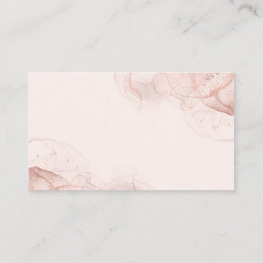 予算バラ金ゴールド赤面赤ちゃん感謝していシャワー小さい エンクロージャーカード (裏面)