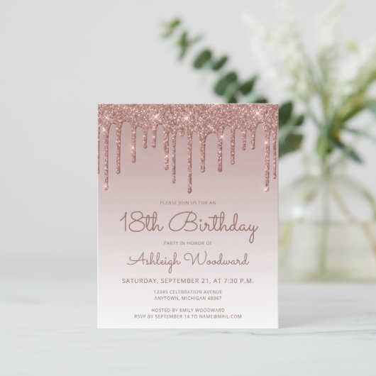 予算バラ金ゴールド18th誕生日パーティーへの招待 (スタンド正面)