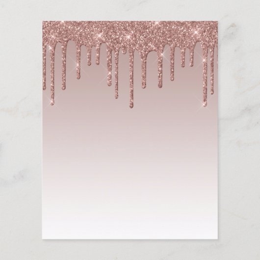 予算バラ金ゴールド18th誕生日パーティーへの招待 (裏面)