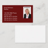 予算バルクプロフェッショナルビジネスポートレート写真 名刺 (正面/裏面)